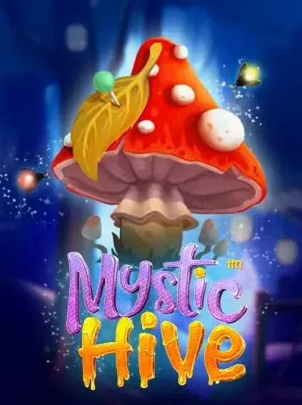 Decorative casino game artwork for Super Spin: The Mystic Hive